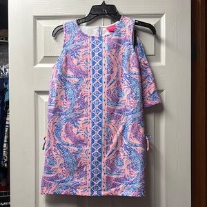 Lilly Pulitzer Vibrant Pink and Blue Dress NWT
